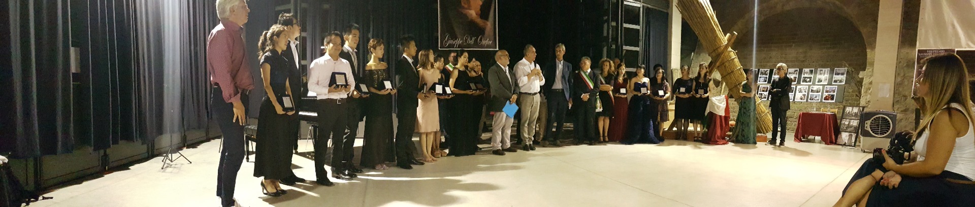 La premiazione 2017